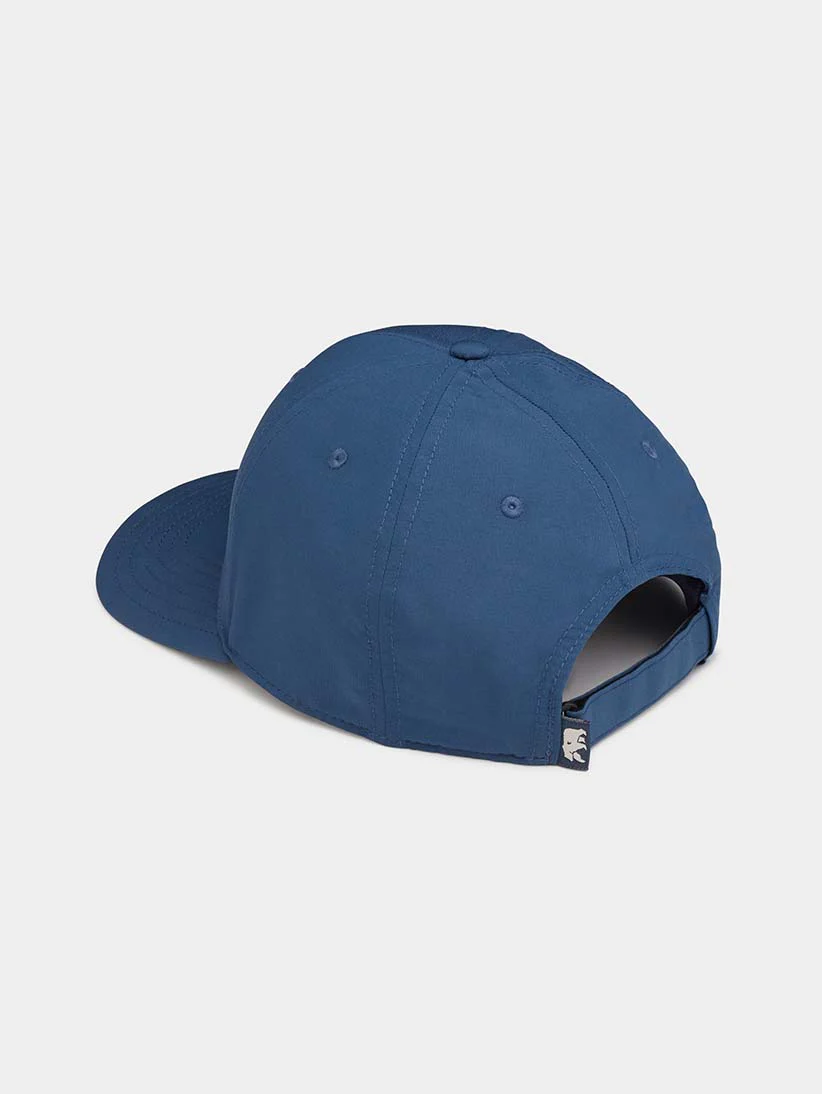 Circle Patch Performance Cap in Mineral Blue-Red - Image 3