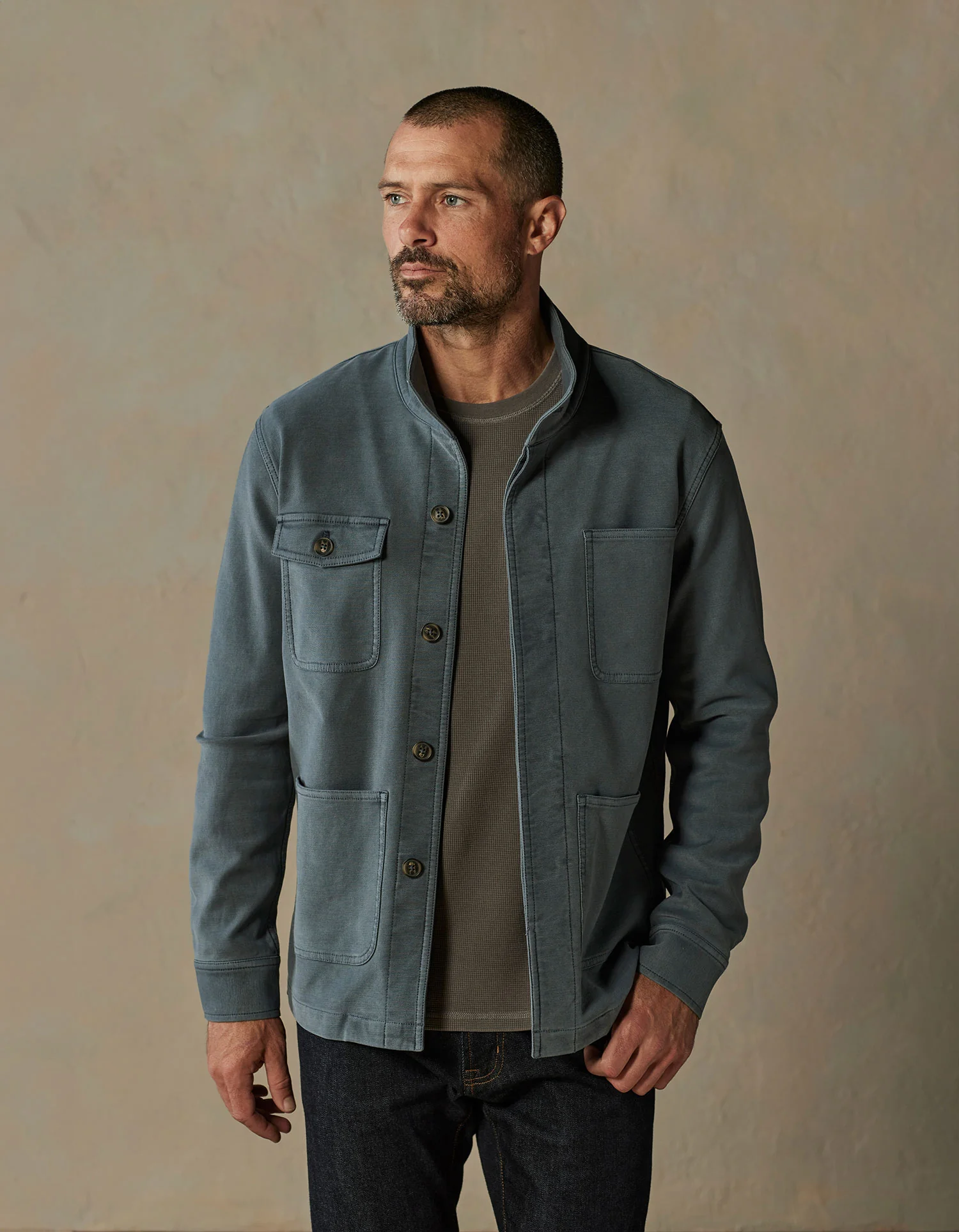 Comfort Terry Chore Coat in Waterloo