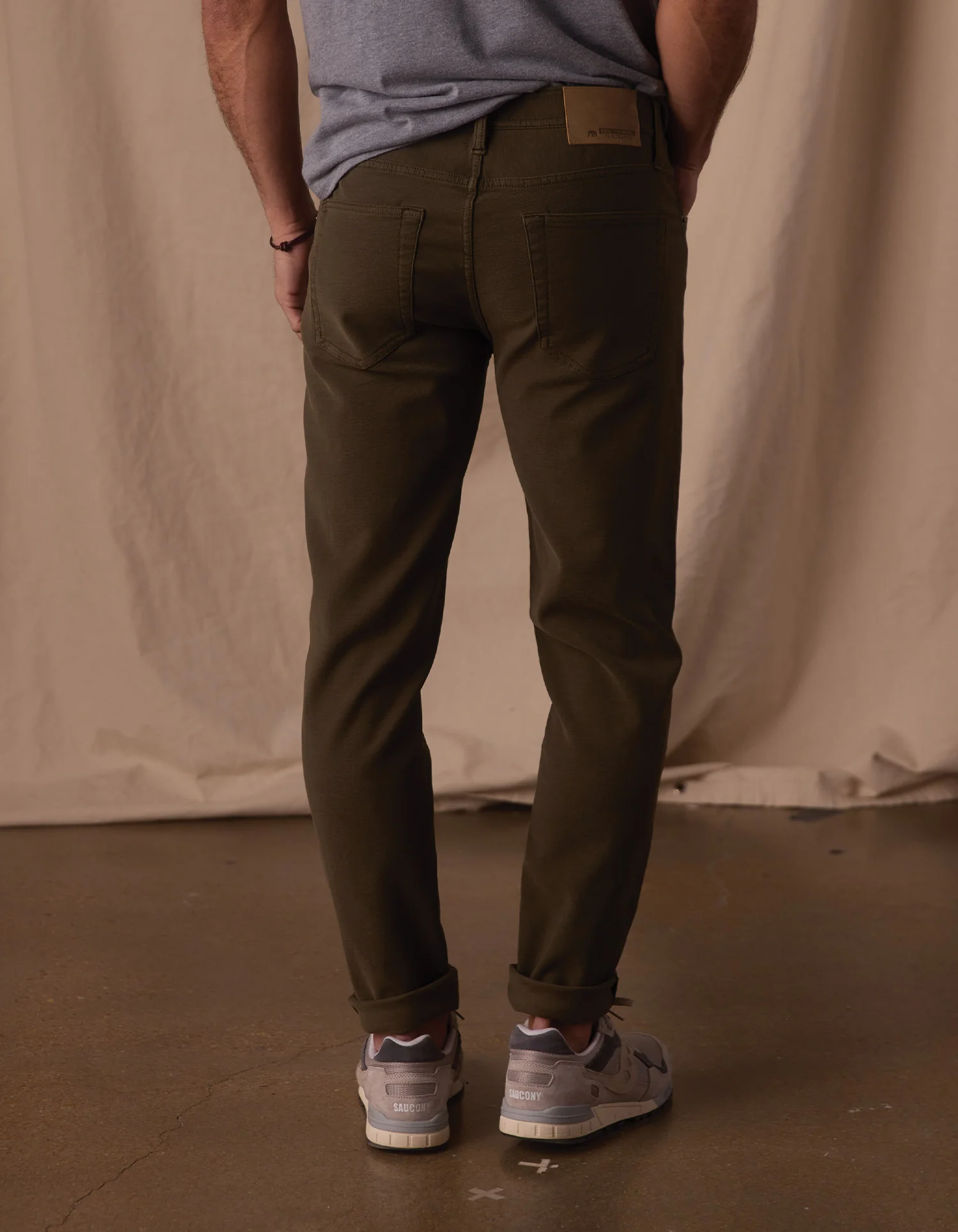 Comfort Terry Pant in Olive - Image 6