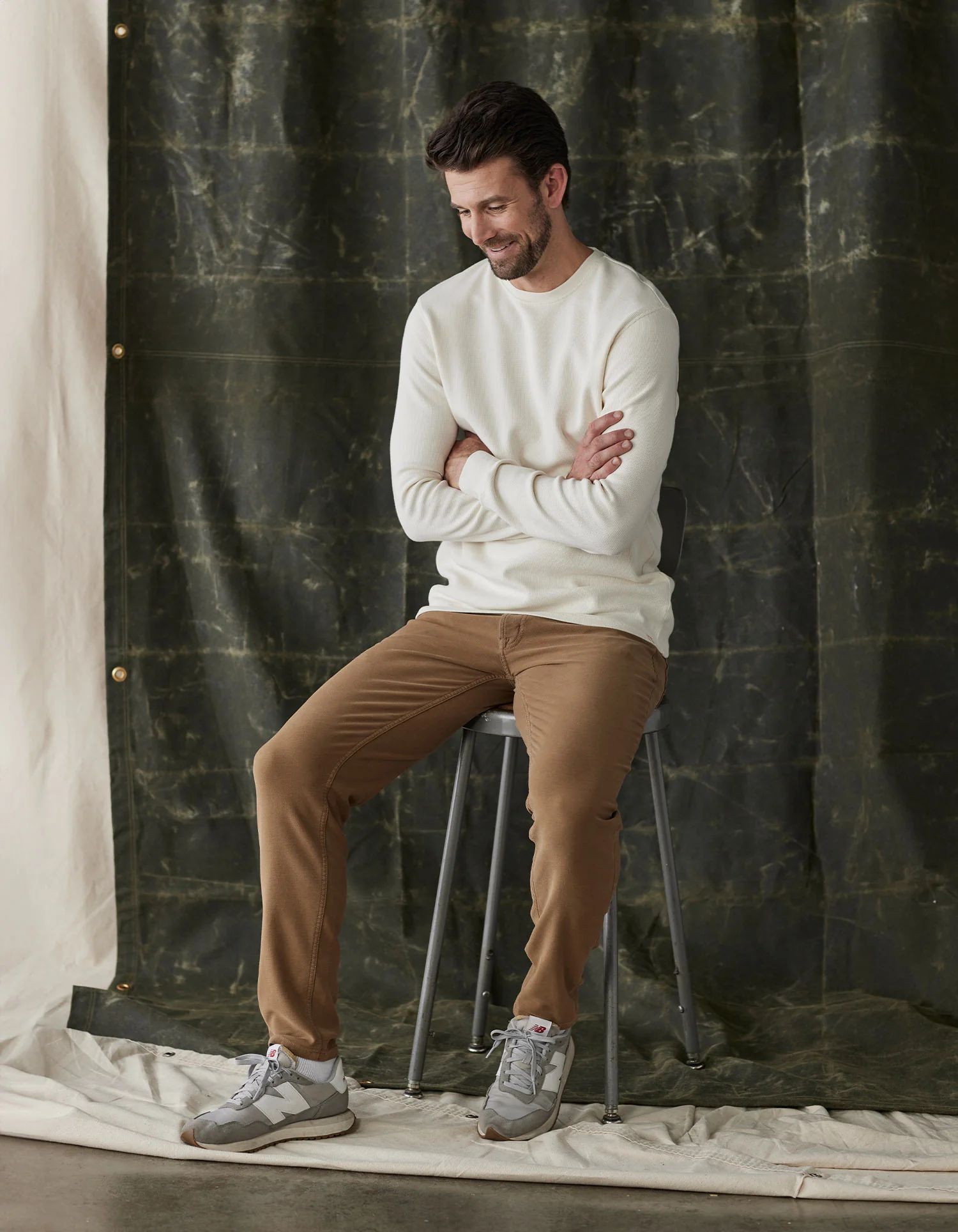 Comfort Terry Pant in Russet - Image 6