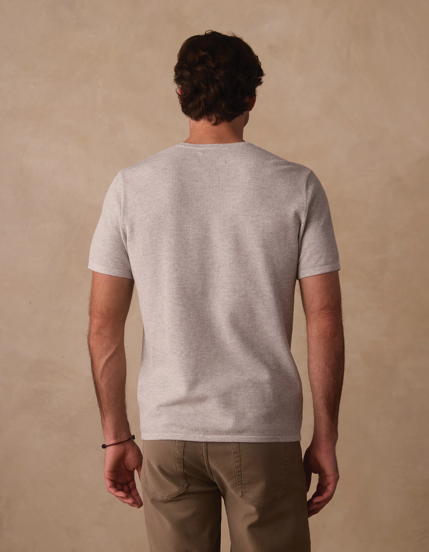 Driftknit Sweater Tee in Stone - Image 8