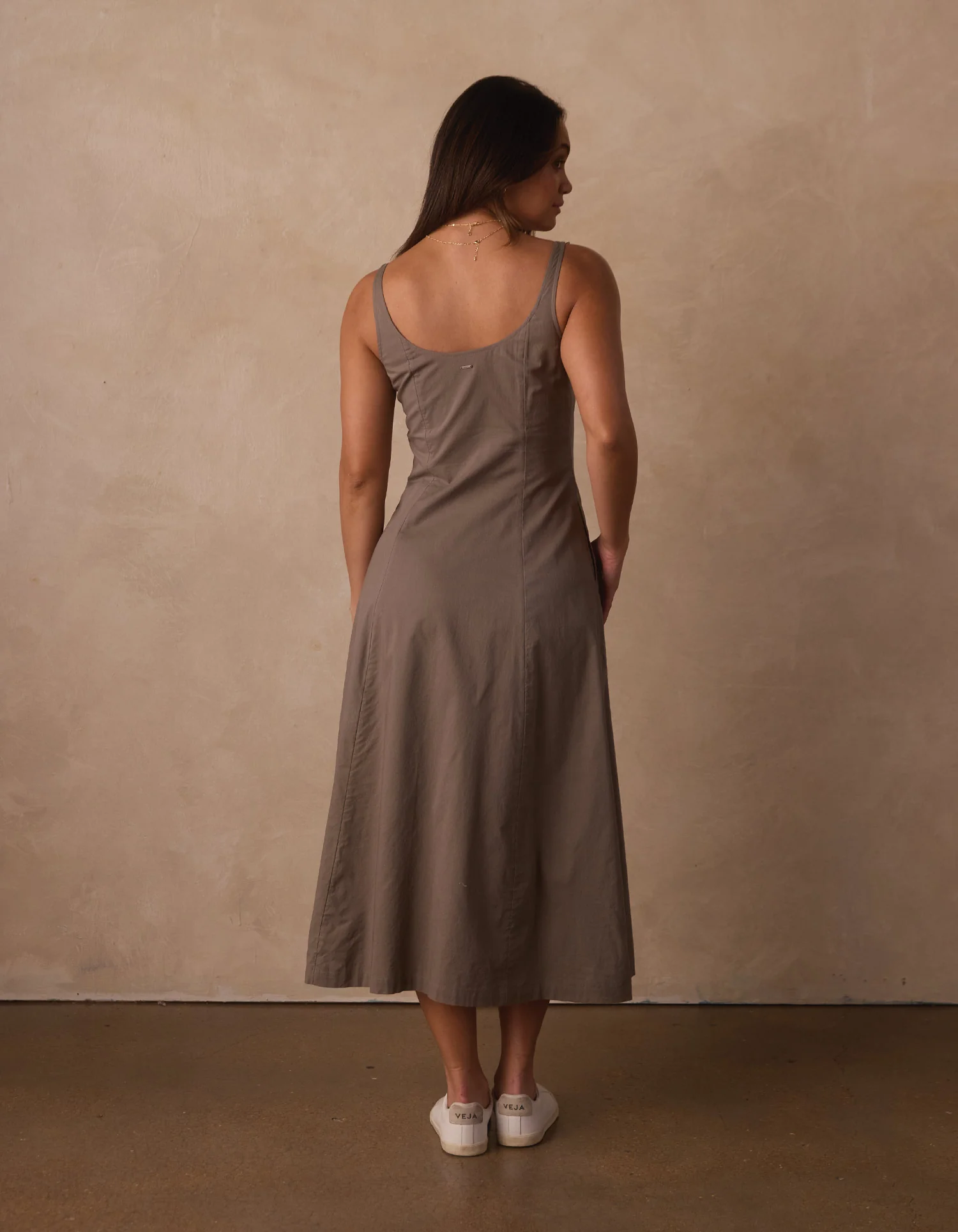 Eleanor Dress in Moss - Image 5