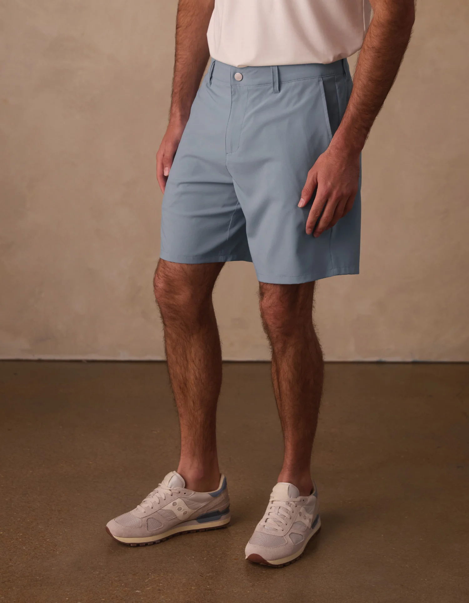Everyday Hybrid Short in Blue Fog - Image 3