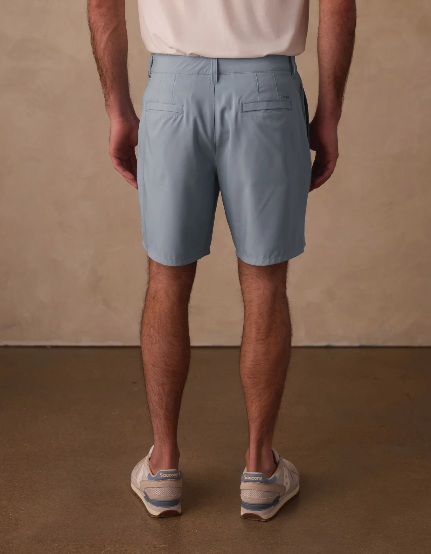 Everyday Hybrid Short in Blue Fog - Image 4