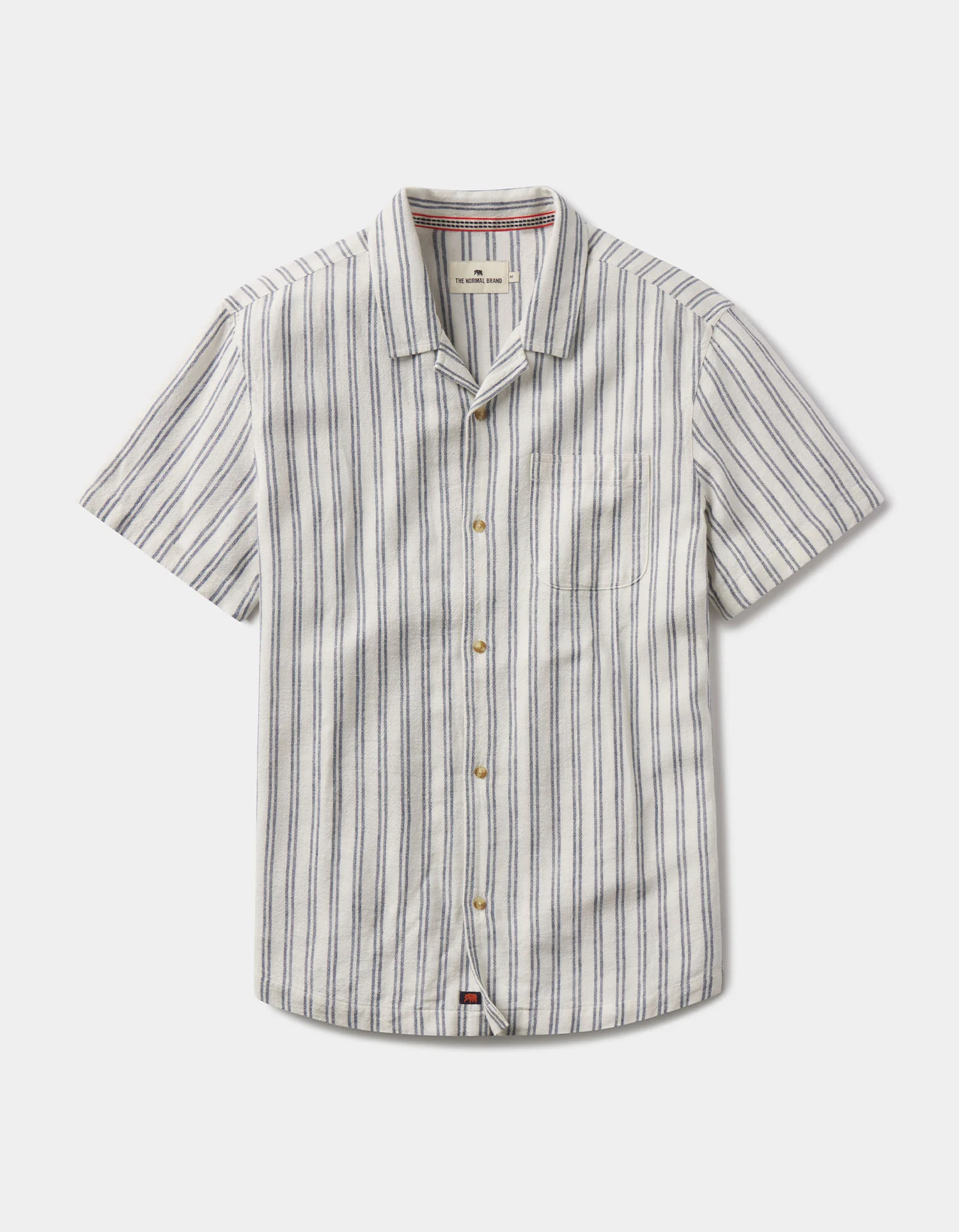 Freshwater Camp Shirt in Vintage Blue Stripe