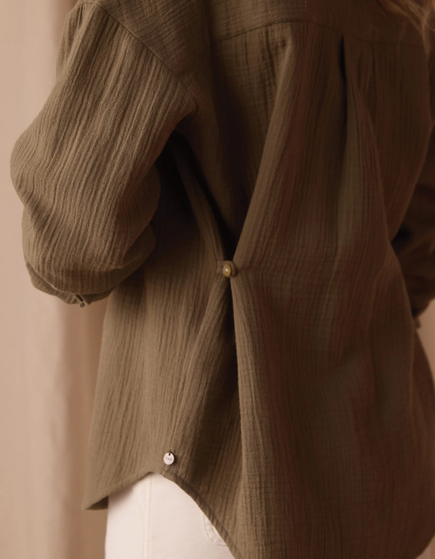 Kalo Weekender Overshirt in Deep Sage - Image 4