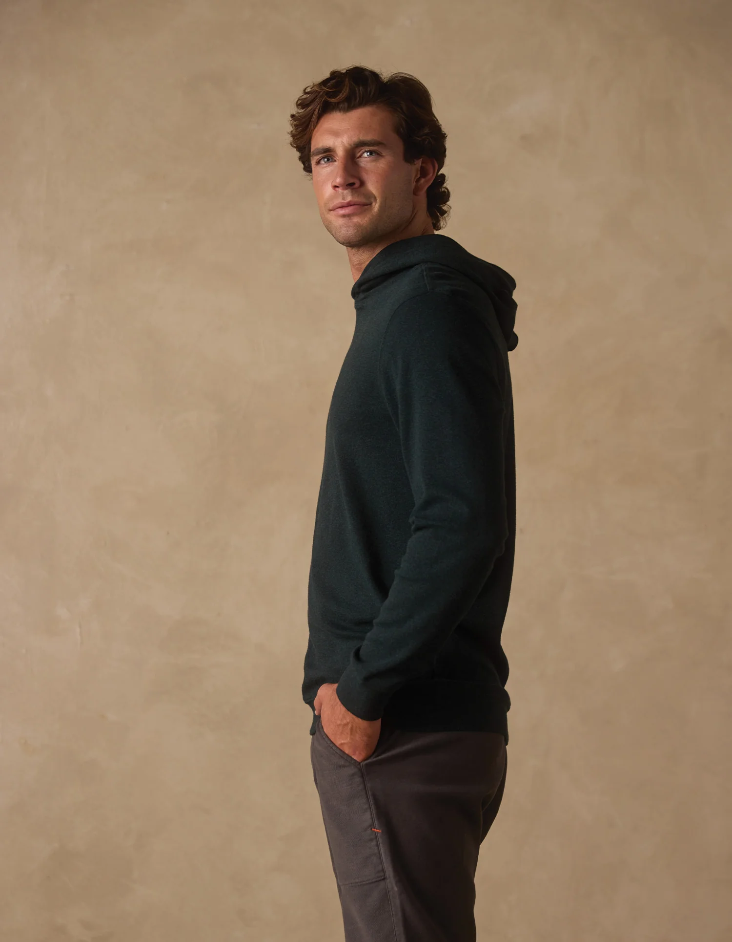 Puremeso Essential Hoodie in Emerald - Image 5