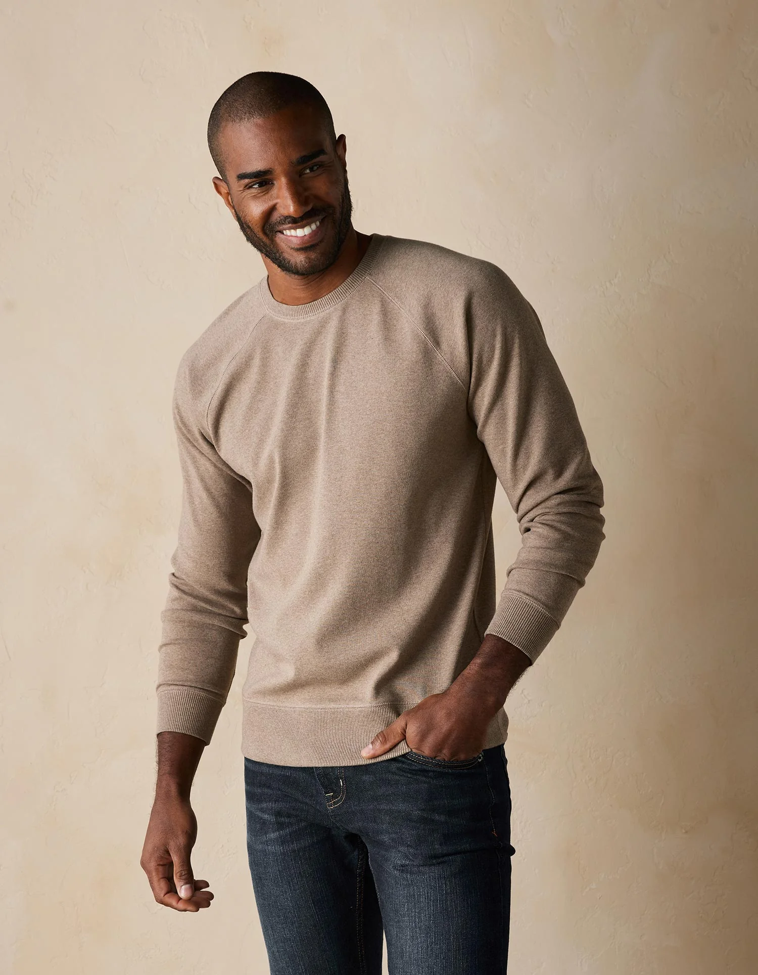 Puremeso Everyday Crew in Taupe - Image 4