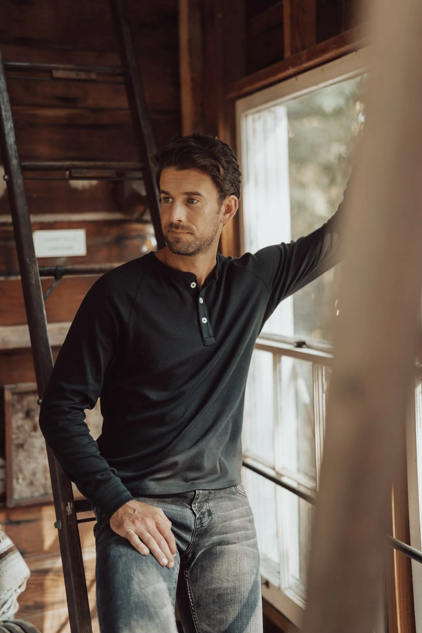 Puremeso Raglan Henley - Image 4