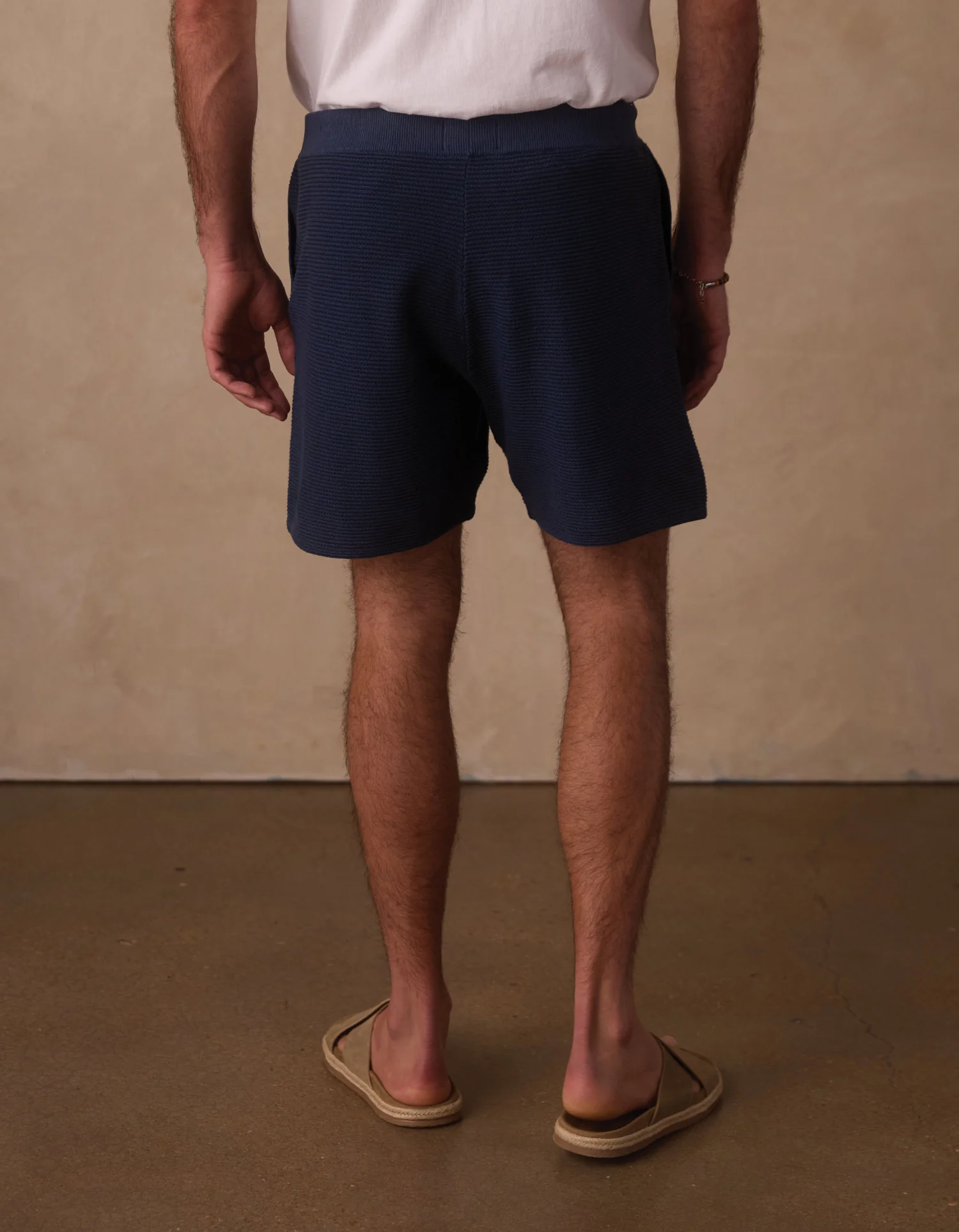 Robles Birdseye Knit Short in Denim/Dark Navy - Image 5
