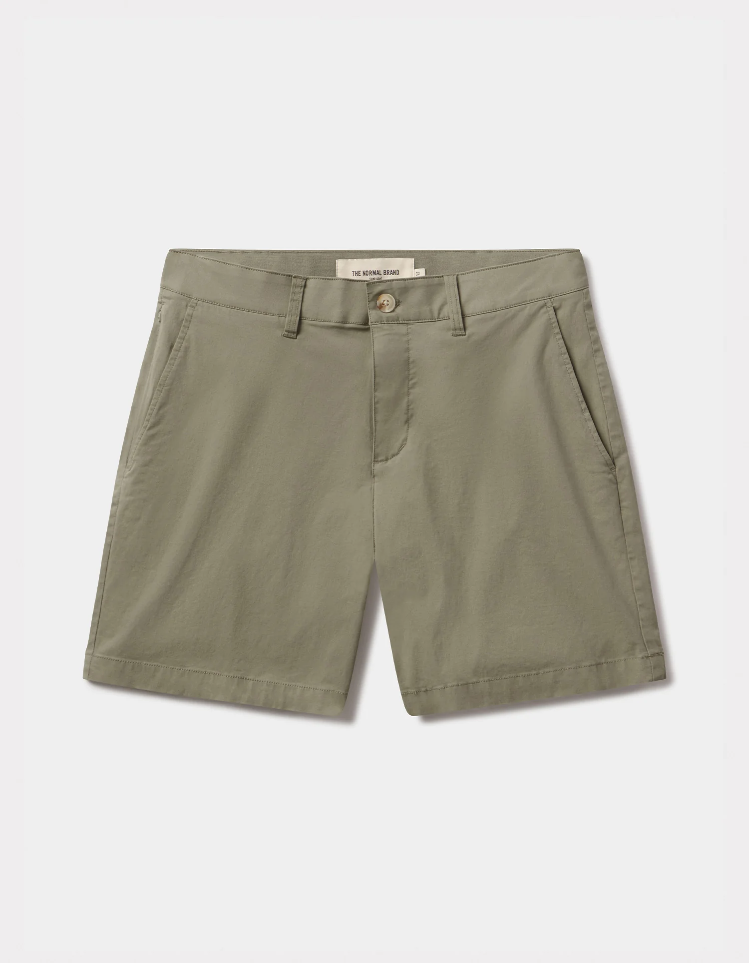 Stretch Chino Short in Moss - Image 2