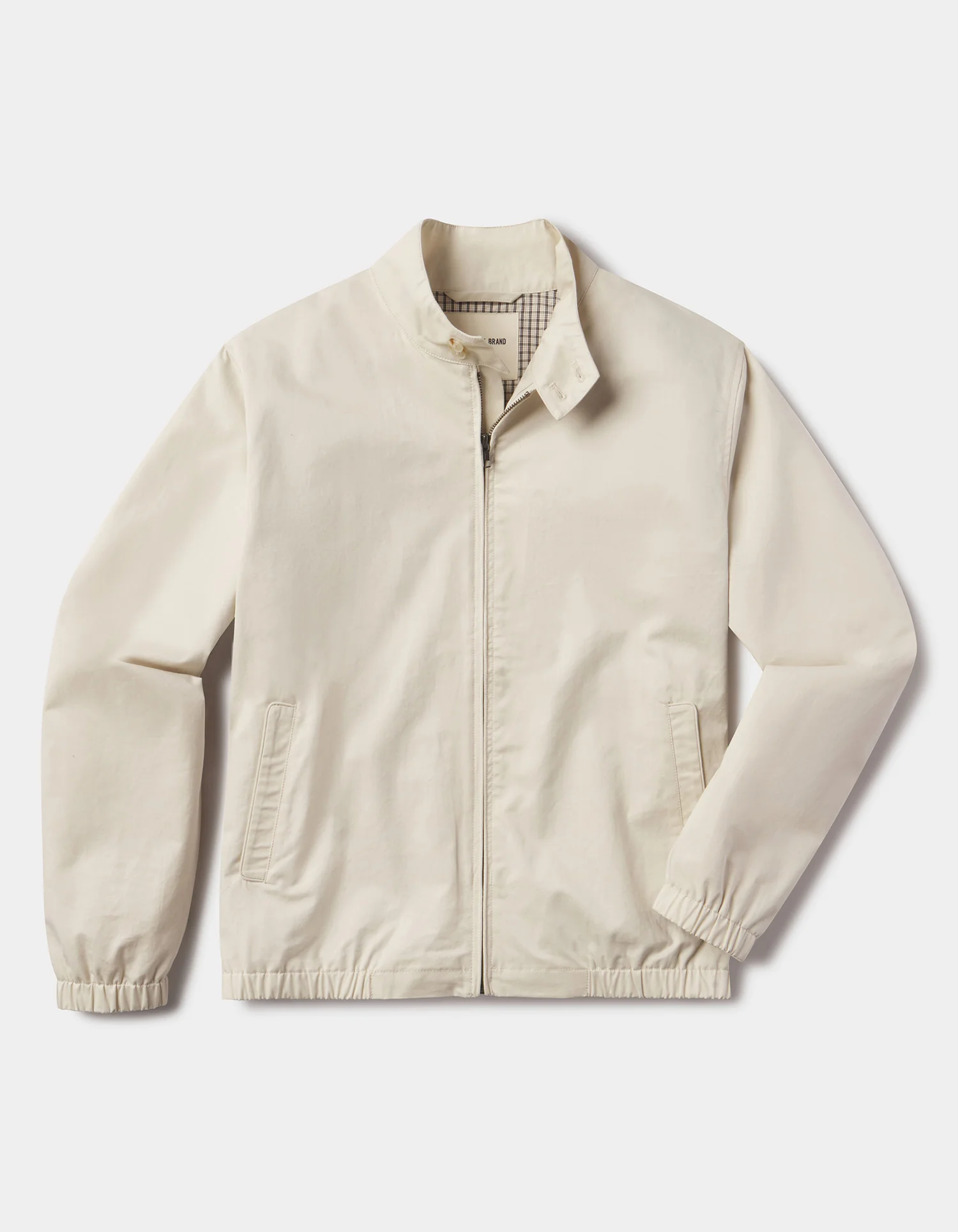 The Harrington Jacket in Light Khaki - Image 2