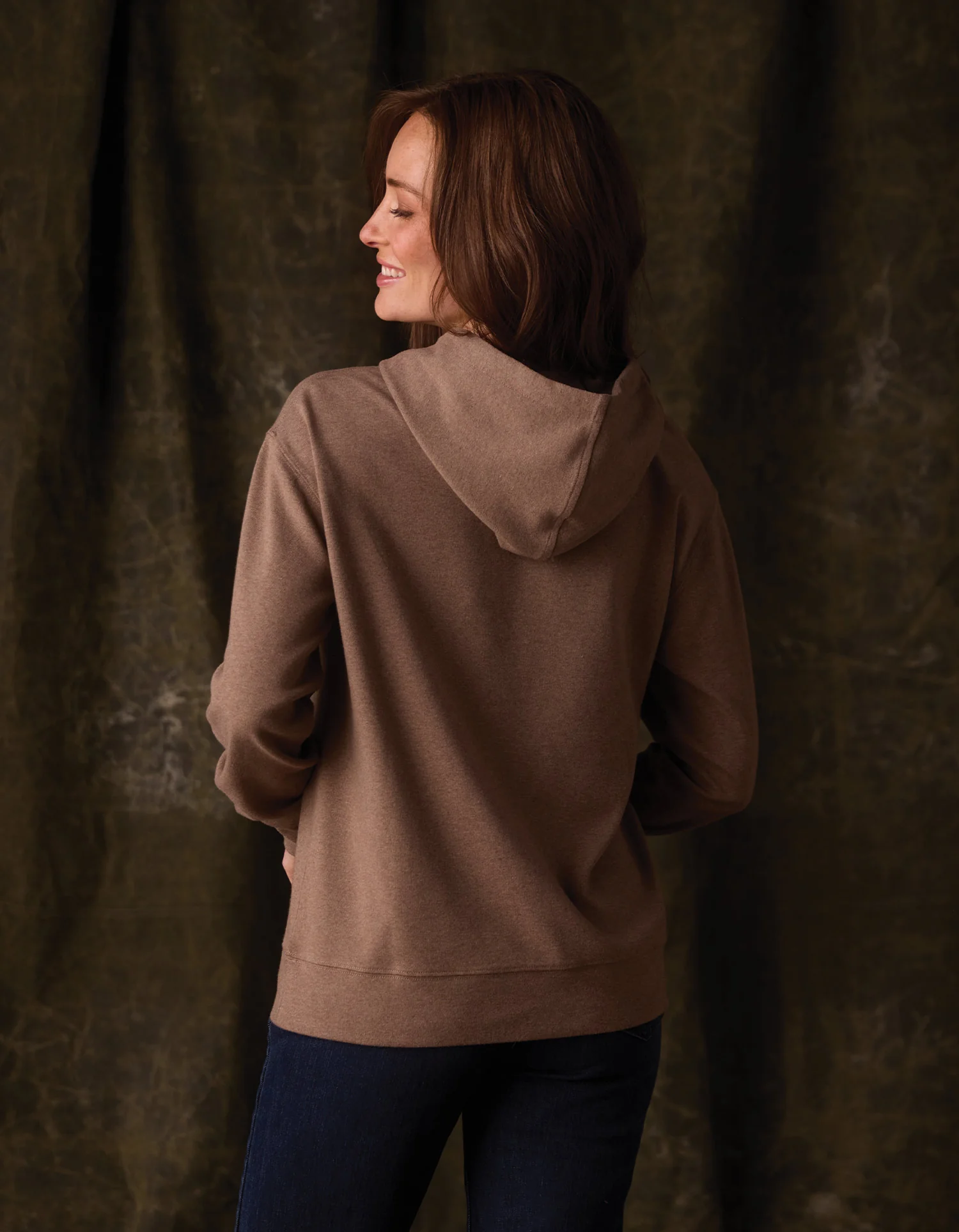 Women's Puremeso Everyday Hoodie in Taupe - Image 5
